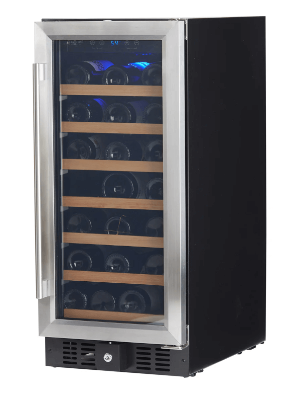 Smith & Hanks 34 Bottle Single Zone Under Counter Wine Cooler