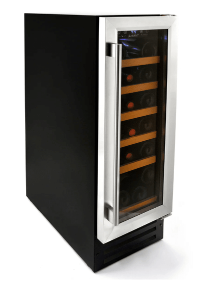 Smith & Hanks 19 Bottle Single Zone Under Counter Wine Cooler