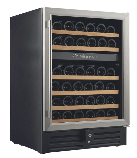 Smith & Hanks 46 Bottle Dual Zone Under Counter Wine Cooler