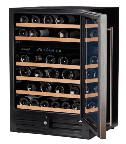 Smith & Hanks 46 Bottle Premium Dual Zone Under Counter Wine Cooler