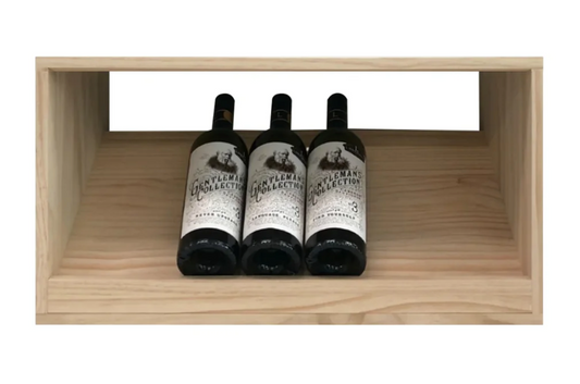 7 Bottle Display Wine Cube | 18mm Thick