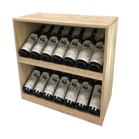 14 Bottle Display Wine Cube | 18mm Thick