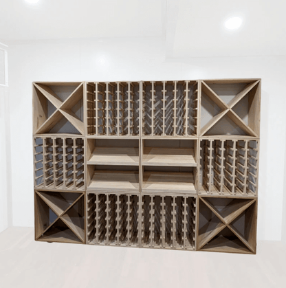 14 Bottle Display Wine Cube | 18mm Thick