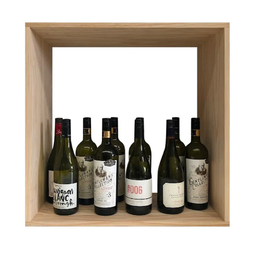 Hollow Inside Wine Cube Storage Box | 18mm Thick