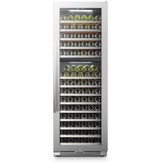 Lanbopro 153 Bottle Dual Zone Wine Cooler  LP168D