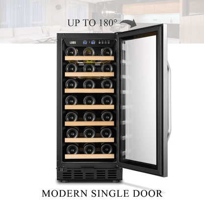 Lanbo 31 Bottle Single Zone Wine Cooler LW33S image of product description