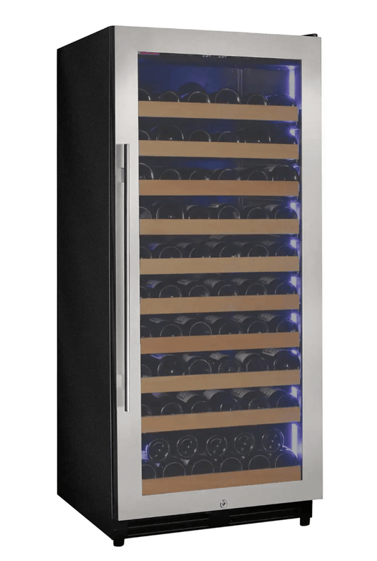 Allavino 119 Bottle 55" Tall Single Zone Stainless Steel Wine Refrigerator VSW11955S-1SL