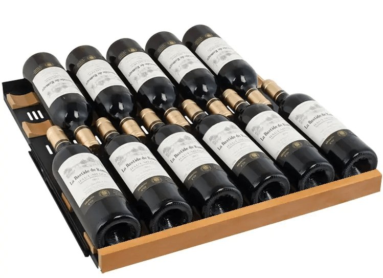 Allavino 119 Bottle 55" Tall Single Zone Stainless Steel Wine Refrigerator VSW11955S-1SL