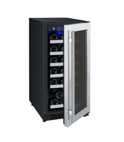 Allavino 15" Wide FlexCount II Tru-Vino 30 Bottle Single Zone Stainless Steel Wine Refrigerator VSWR30-1SR20