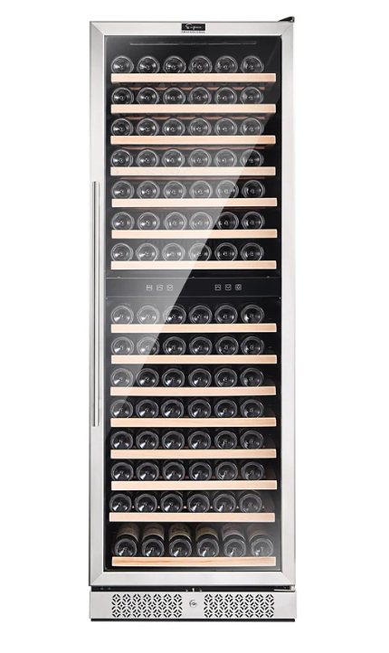 Empava Dual Zone Wine Cooler 70 inch Tall Wine Fridge EMPV-WC08D