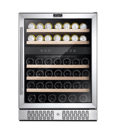 Empava Dual Zone Wine Cooler 24 inch Wide Wine & Beverage Cooler EMPV-WC04D