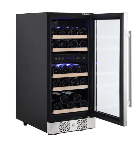 Empava Dual Zone Wine Cooler 15 inch Wide Wine Cooler EMPV-WC02D