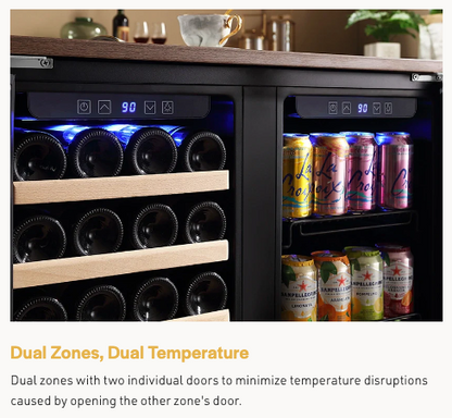 Empava Dual Zone Wine & Beverage Combo EMPV-BR04D