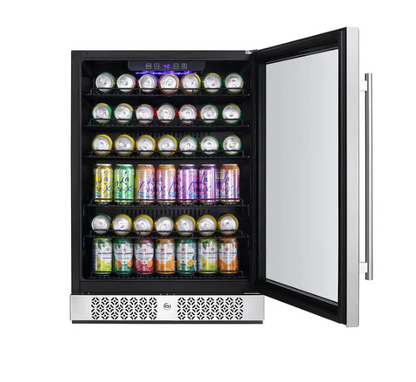 Empava 24 Inch Freestanding & Under Counter Beverage Fridge EMPV-BR02S