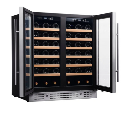 30-inch Dual Zone Wine Cooler with Low-E Glass Door KBU165W2