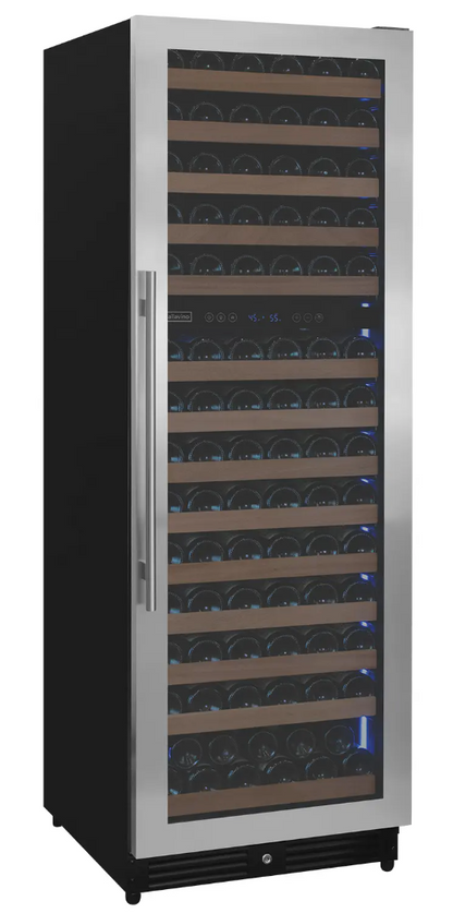 Allavino Reserva Series 154 Bottle Dual Zone Built-in Wine Refrigerator with Stainless Steel Door VSW15471D-2S