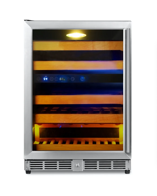 Kings Bottle 24-Inch Dual Zone Premium Wine Refrigerator  KBU50DX