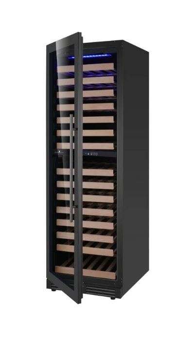 Kings Bottle Dual Zone Upright Low-E Glass Door Large Wine Cooler KBU425DX