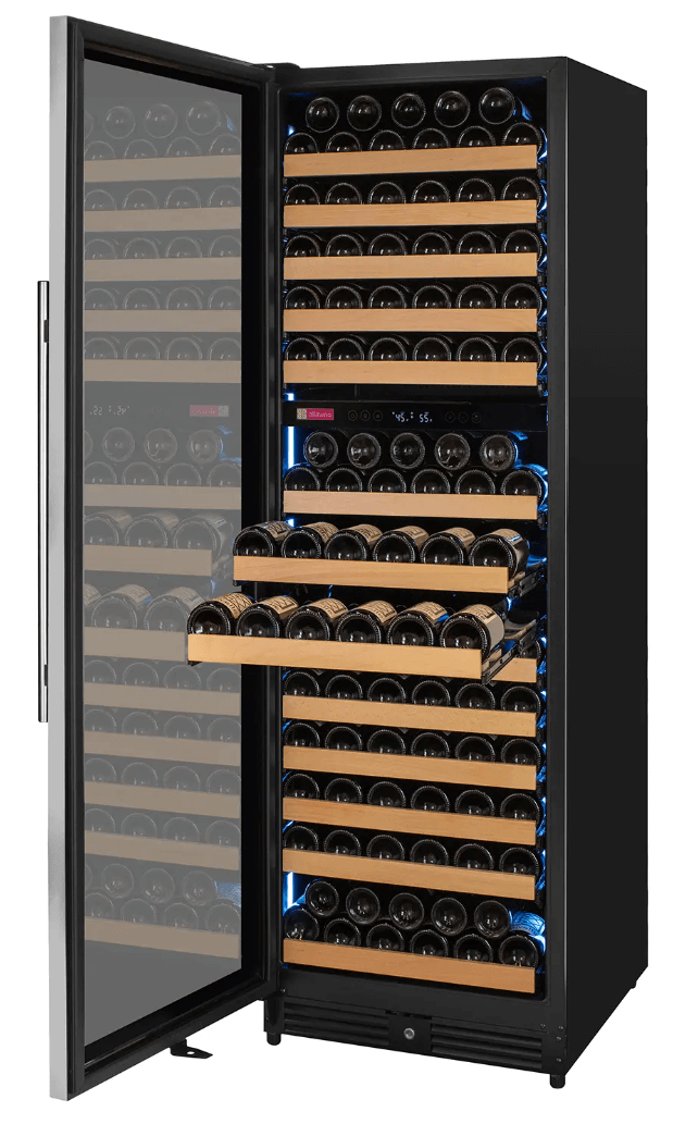 Allavino Reserva Series 172 Bottle Dual Zone Built-in Wine Refrigerator with Stainless Steel Door