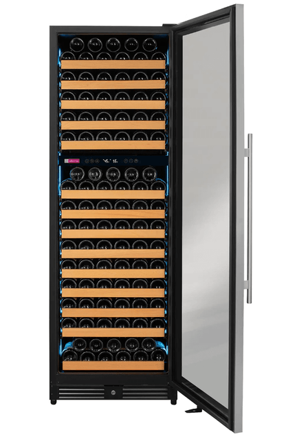 Allavino Reserva Series 172 Bottle Dual Zone Built-in Wine Refrigerator with Stainless Steel Door