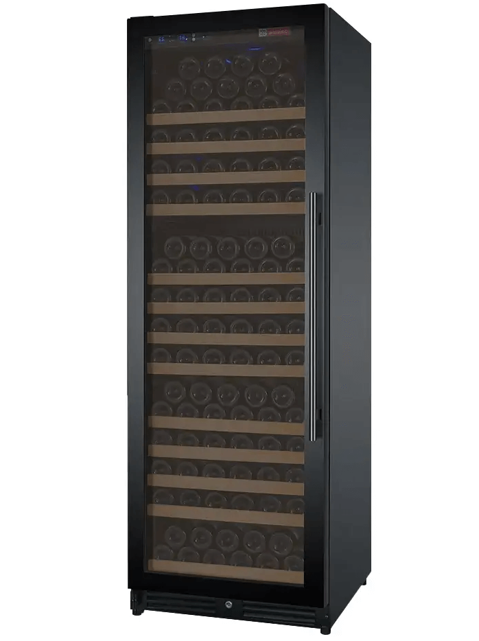 Allavino 24" Wide FlexCount II Tru-Vino 177 Bottle Single Zone Black Wine Refrigerator VSWR177-1BR20