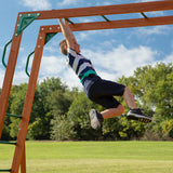 Backyard Discovery Skyfort II Cedar Wood Swing Set