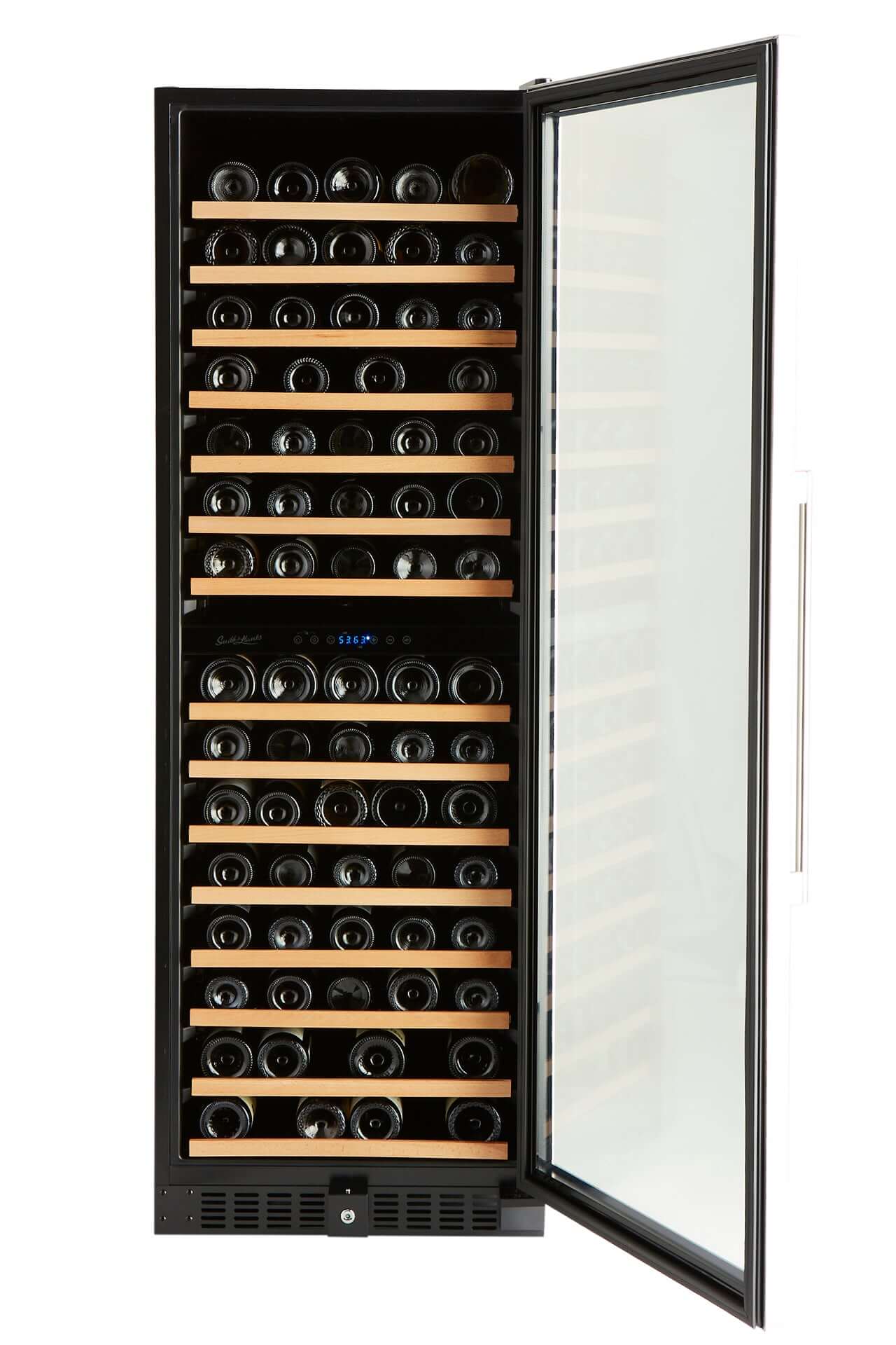 Smith & Hanks 166 Bottle Dual Zone Premium Stainless Steel Wine Refrigerator