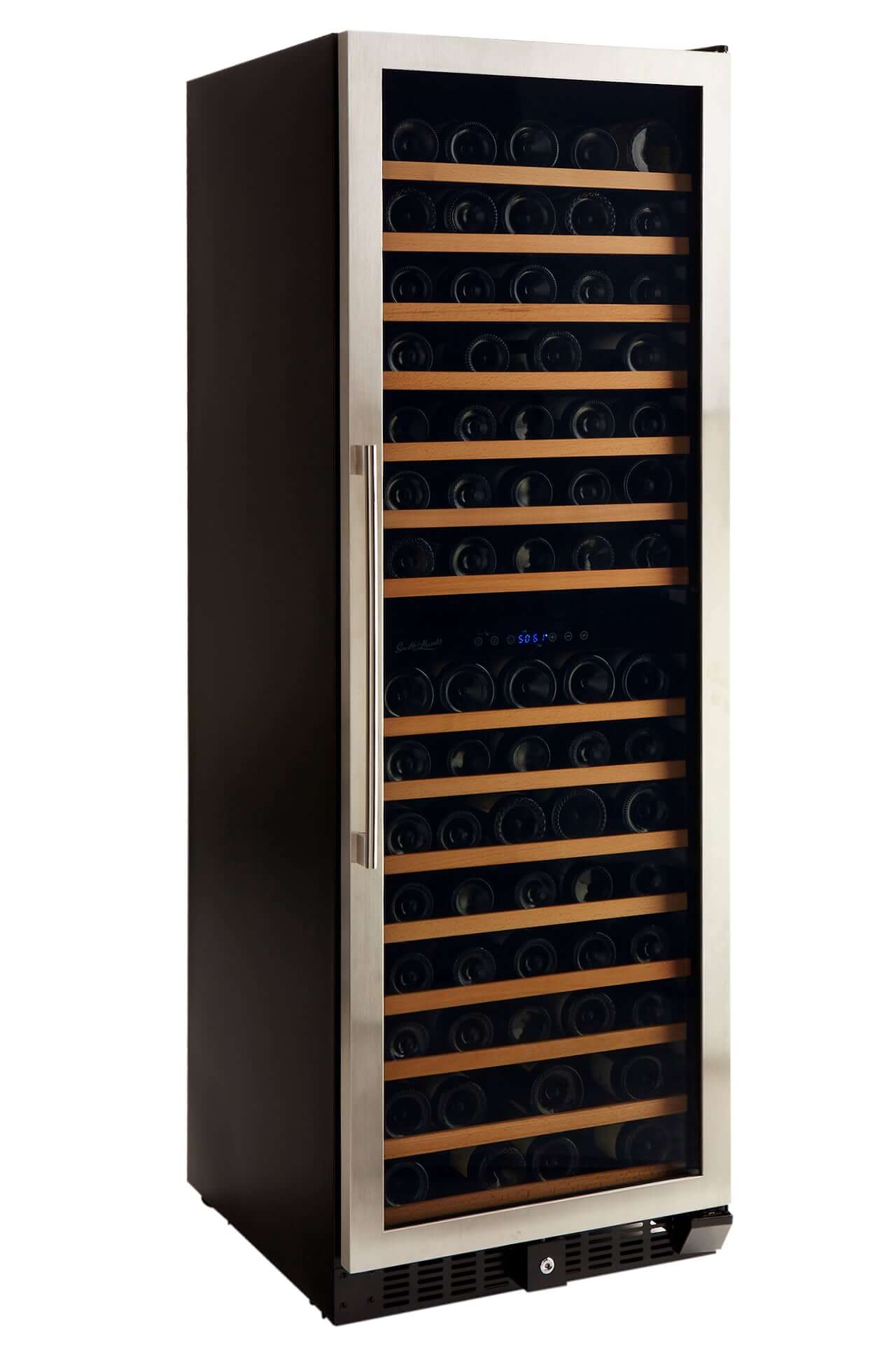 Smith & Hanks 166 Bottle Dual Zone Premium Stainless Steel Wine Refrigerator