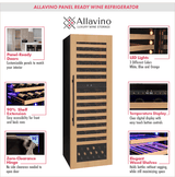 Allavino 101 Bottle Dual Zone "Panel Ready" Wine Refrigerator/Cooler VCWR - 101PRD - 2R - Allavino - Buy at Wine Coolers Online