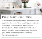 Allavino 101 Bottle Dual Zone "Panel Ready" Wine Refrigerator/Cooler VCWR - 101PRD - 2R - Allavino - Buy at Wine Coolers Online