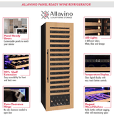 Allavino 107 Bottle Dual Zone "Panel Ready" Wine Refrigerator/Cooler VCWR - 107PRS - 1R - Allavino - Buy at Wine Coolers Online