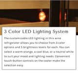 Allavino 107 Bottle Dual Zone "Panel Ready" Wine Refrigerator/Cooler VCWR - 107PRS - 1R - Allavino - Buy at Wine Coolers Online