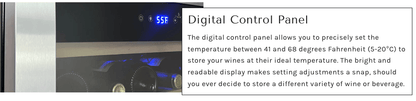 Allavino 107 Bottle Dual Zone "Panel Ready" Wine Refrigerator/Cooler VCWR - 107PRS - 1R - Allavino - Buy at Wine Coolers Online