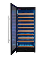 Allavino 119 Bottle 55" Tall Single Zone Stainless Steel Wine Refrigerator VSW11955S - 1SL - Allavino - Buy at Wine Coolers Online