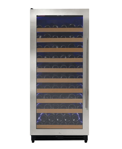 Allavino 119 Bottle 55" Tall Single Zone Stainless Steel Wine Refrigerator VSW11955S - 1SL - Allavino - Buy at Wine Coolers Online