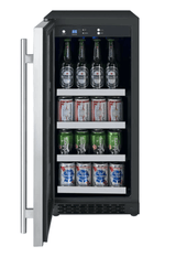Allavino 15" Wide FlexCount II Tru - Vino Stainless Steel Beverage Center - Allavino - Buy at Wine Coolers Online