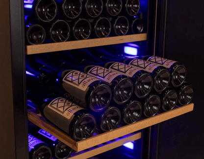 Allavino 185 Bottle Single Zone Wine Vault with Solid Black Right or Left Hinge Door - Allavino - Buy at Wine Coolers Online