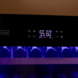 Allavino 248 Bottle Single Zone Freestanding Wine Refrigerator with Display Shelving and Black Glass Door - Allavino - Buy at Wine Coolers Online