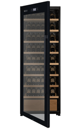 Allavino 248 Bottle Single Zone Freestanding Wine Refrigerator with Display Shelving and Black Glass Door - Allavino - Buy at Wine Coolers Online