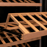 Allavino 248 Bottle Single Zone Freestanding Wine Refrigerator with Display Shelving and Black Glass Door - Allavino - Buy at Wine Coolers Online