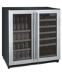 Allavino 30" Wide FlexCount II Tru - Vino 30 Bottle/88 Can Dual Zone Stainless Steel Built - In Wine & Beverage Combo - Allavino - Buy at Wine Coolers Online