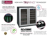 Allavino 30" Wide FlexCount II Tru - Vino 30 Bottle/88 Can Dual Zone Stainless Steel Built - In Wine & Beverage Combo - Allavino - Buy at Wine Coolers Online