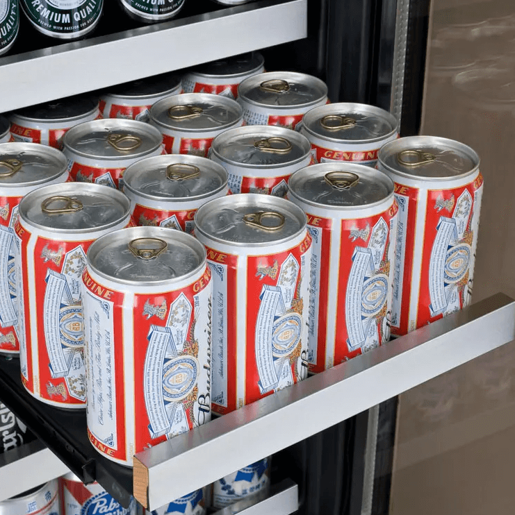 Allavino 30" Wide FlexCount II Tru - Vino 30 Bottle/88 Can Dual Zone Stainless Steel Built - In Wine & Beverage Combo - Allavino - Buy at Wine Coolers Online