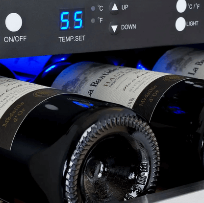 Allavino 30" Wide FlexCount II Tru - Vino 30 Bottle/88 Can Dual Zone Stainless Steel Built - In Wine & Beverage Combo - Allavino - Buy at Wine Coolers Online