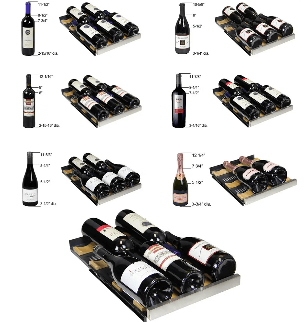 Allavino 30" Wide FlexCount II Tru - Vino 30 Bottle/88 Can Dual Zone Stainless Steel Built - In Wine & Beverage Combo - Allavino - Buy at Wine Coolers Online