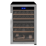 Allavino Cascina Series 28 Bottle Dual Zone Freestanding Wine Cooler Refrigerator with Stainless Steel Door - Allavino - Buy at Wine Coolers Online