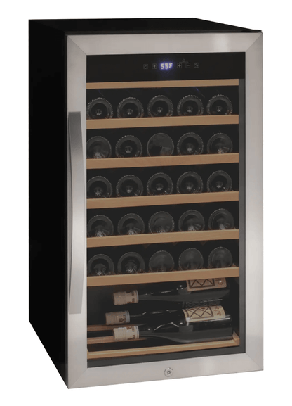 Allavino Cascina Series 33 Bottle Single Zone Freestanding Wine Refrigerator Cooler with Stainless Steel Door - Allavino - Buy at Wine Coolers Online