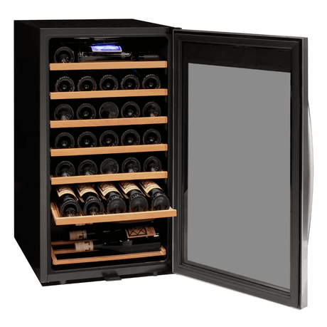 Allavino Cascina Series 33 Bottle Single Zone Freestanding Wine Refrigerator Cooler with Stainless Steel Door - Allavino - Buy at Wine Coolers Online