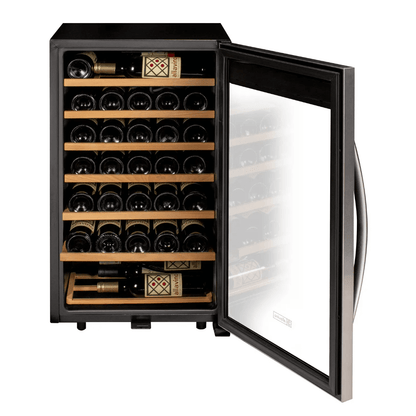Allavino Cascina Series 33 Bottle Single Zone Freestanding Wine Refrigerator Cooler with Stainless Steel Door - Allavino - Buy at Wine Coolers Online