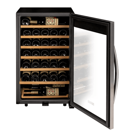 Allavino Cascina Series 33 Bottle Single Zone Freestanding Wine Refrigerator Cooler with Stainless Steel Door - Allavino - Buy at Wine Coolers Online